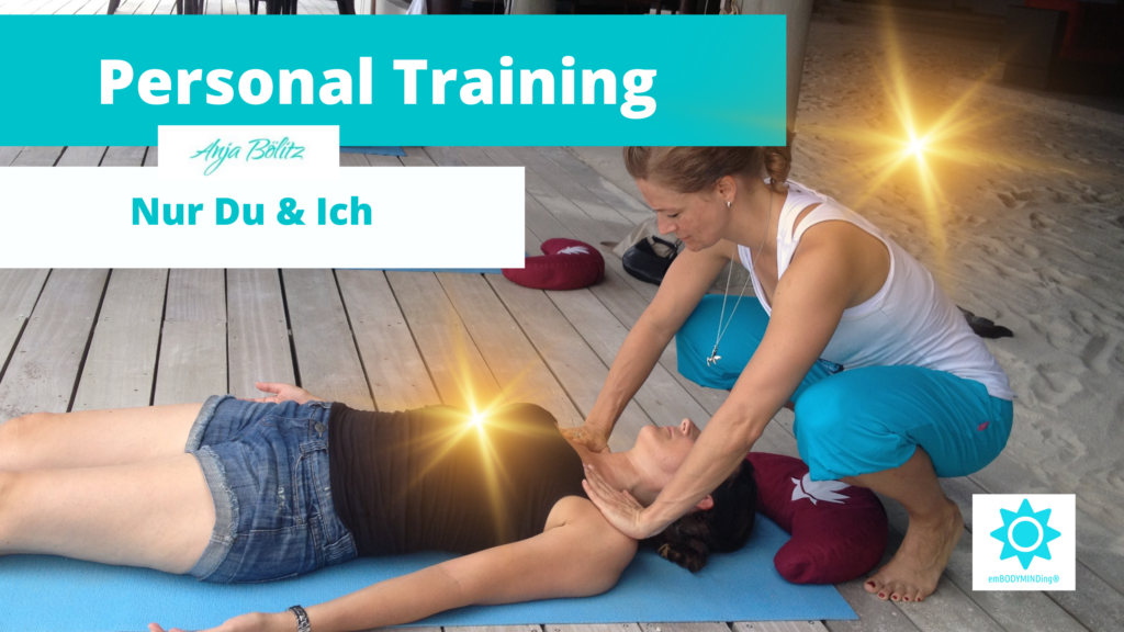 Auszeit Einteltraining und Coaching Anja Bölitz Frau auf Matte Personal Training