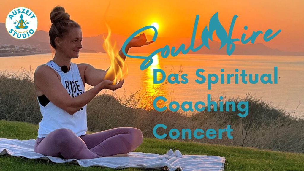 Soul Fire Event Anja Titelbild Sonnenuntergang sitzend